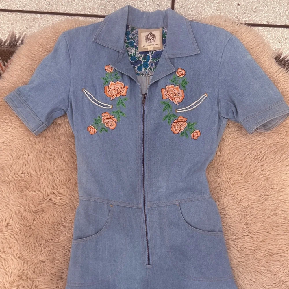 Chasing Unicorns Denim Jumpsuit - Picture 9 of 13